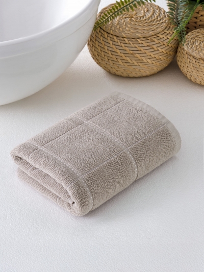 Турецкое махровое полотенце METEOR PANDORA Бежевый